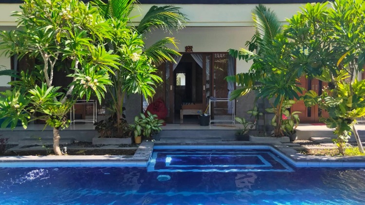 Hostel dengan Suasana Sawah di Canggu Bali