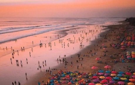 Sunset Pantai Double Six Bali