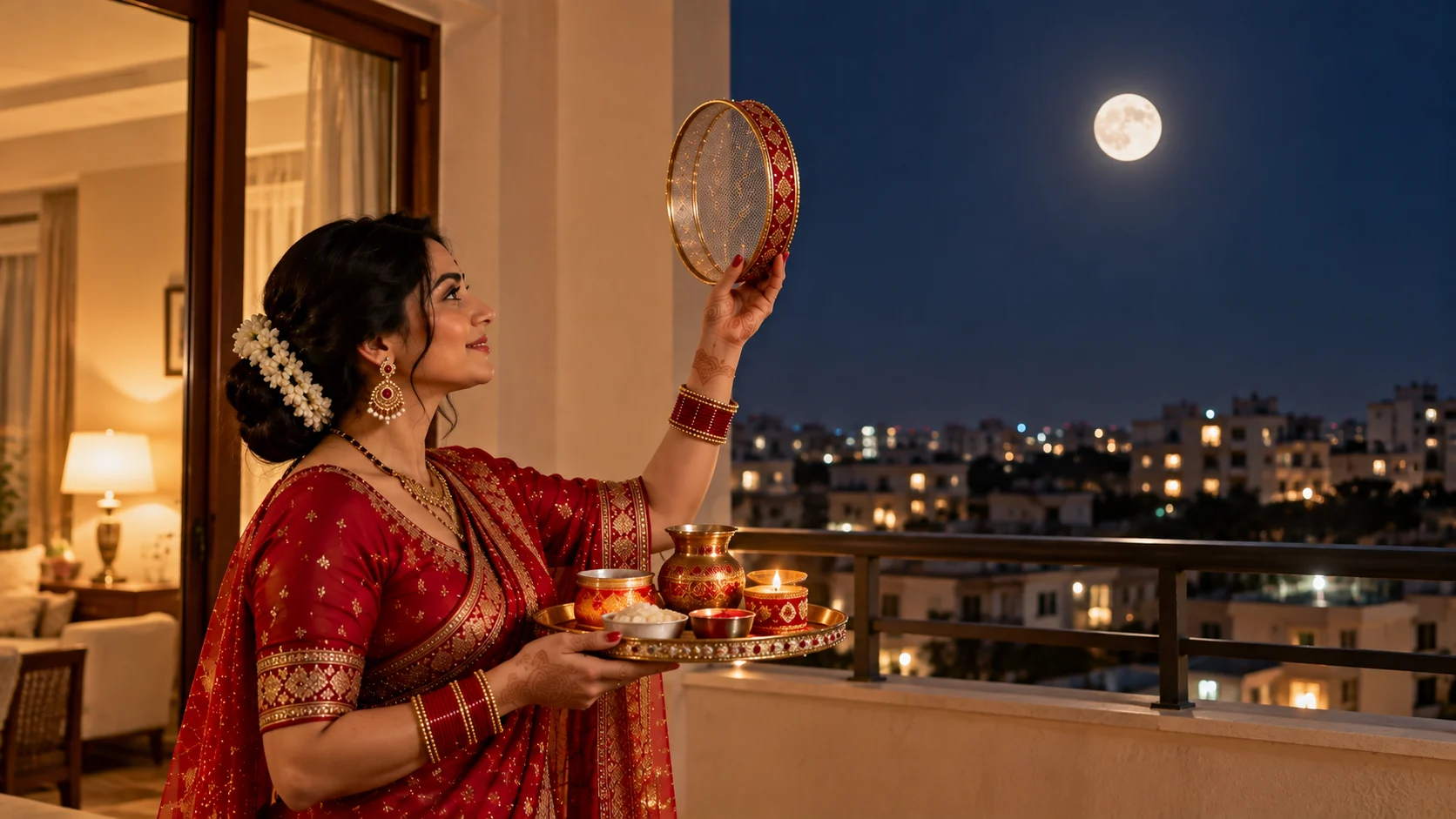 Jadwal Bulan Terbit Karwa Chauth 2026 di Berbagai Negara