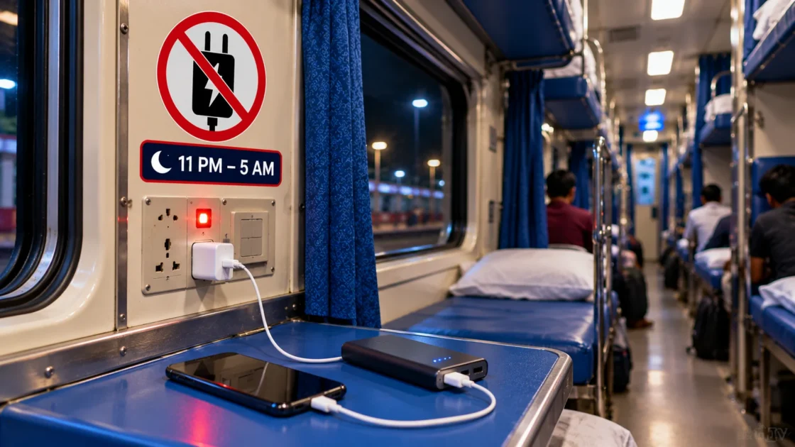 Aturan Kereta India 2026: Stopkontak Mati Pukul 23.00-05.00