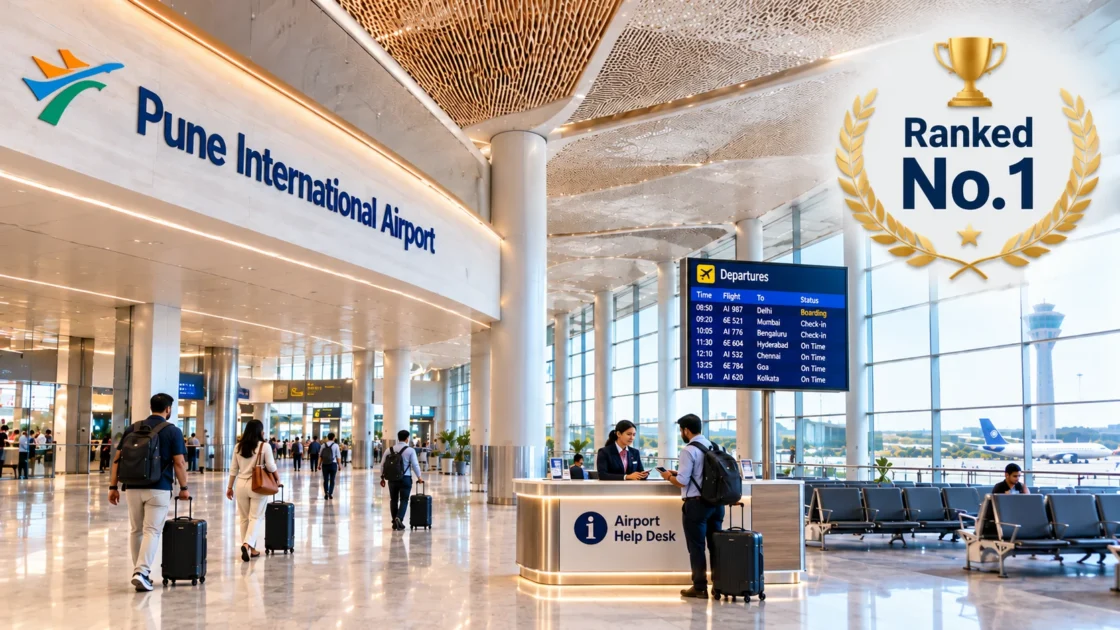 Bandara Pune Raih Peringkat 1 Layanan Penumpang di India